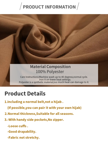 Satin Muse Abaya - Daily and Ramadan Modest Long Dress (D6)
