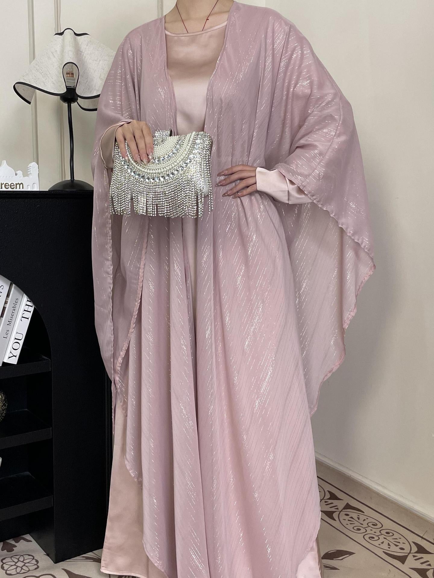 Velora Luxe Abaya set – Eid & Ramadan Modest Long Dress (LX13)