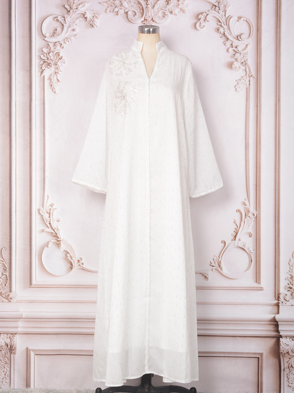 Petal Light Abaya - Eid & Ramadan Modest Long Dress (K7)