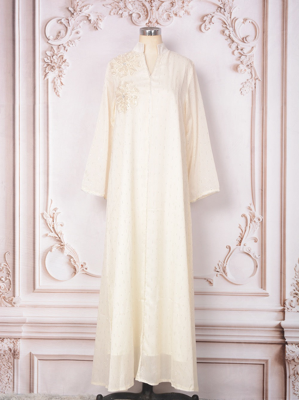 Petal Light Abaya - Eid & Ramadan Modest Long Dress (K7)