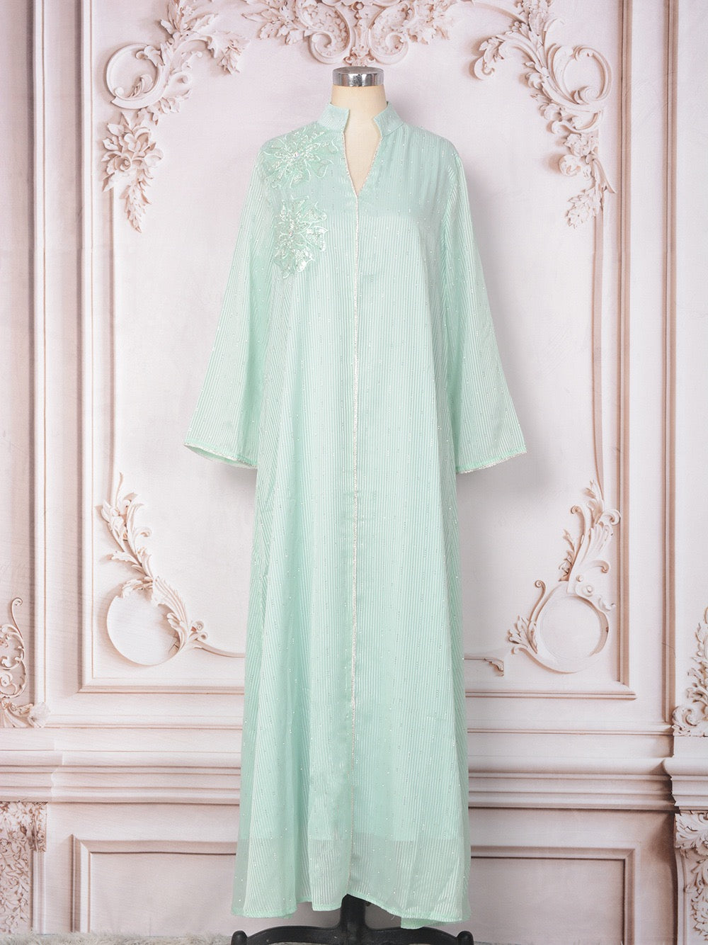 Petal Light Abaya - Eid & Ramadan Modest Long Dress (K7)