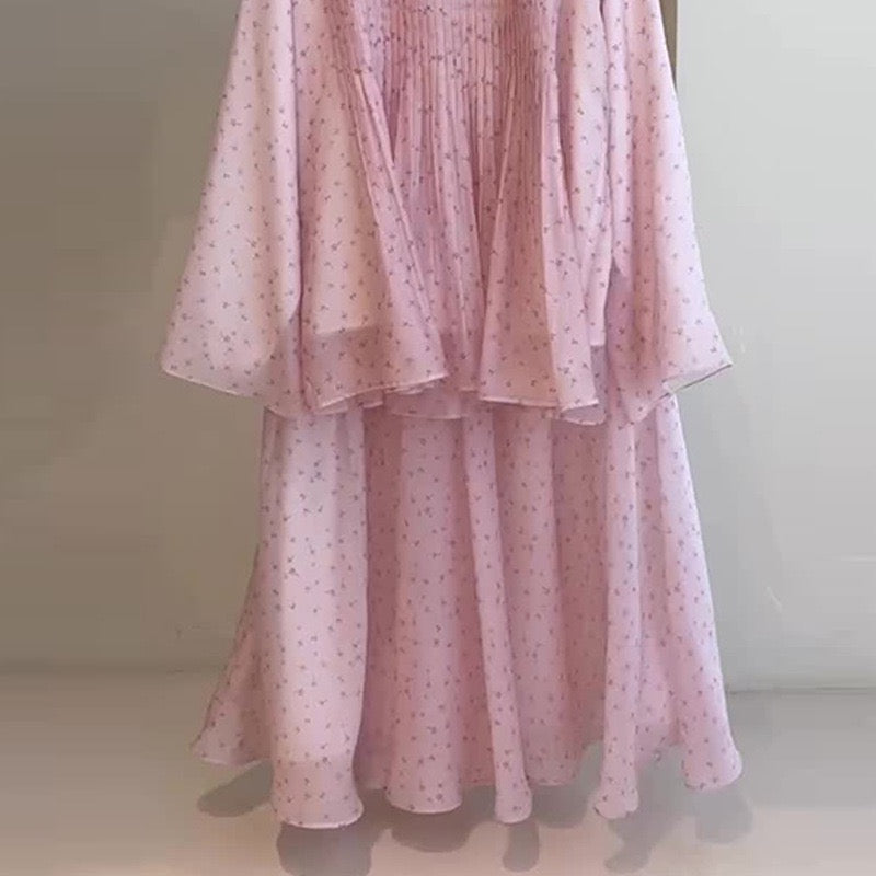 Camille Floral Chiffon Set | Two-Piece