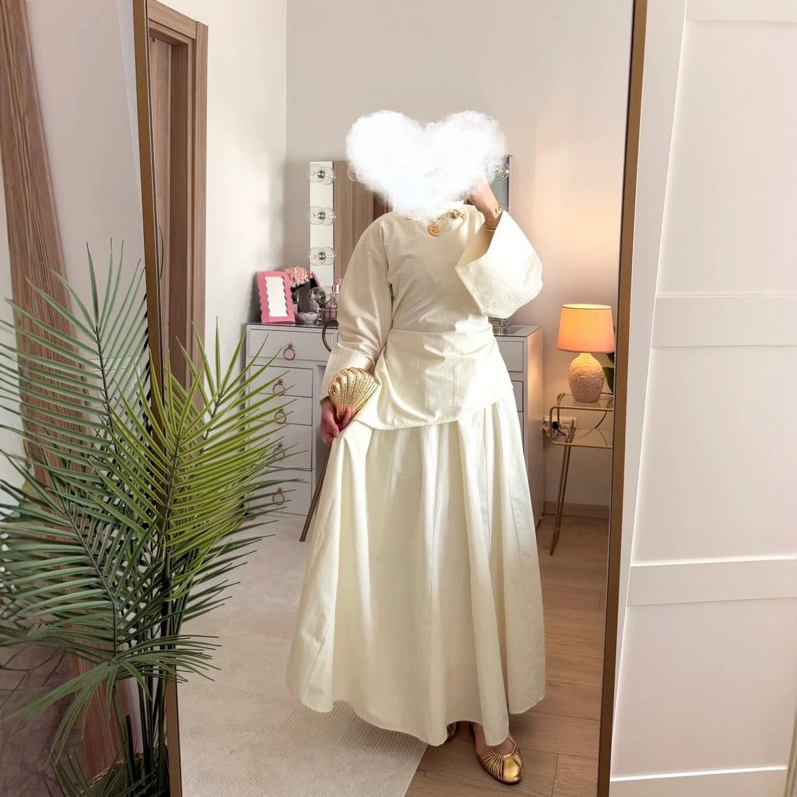 Willow Two-Piece Set | Blouse & Tiered Skirt
