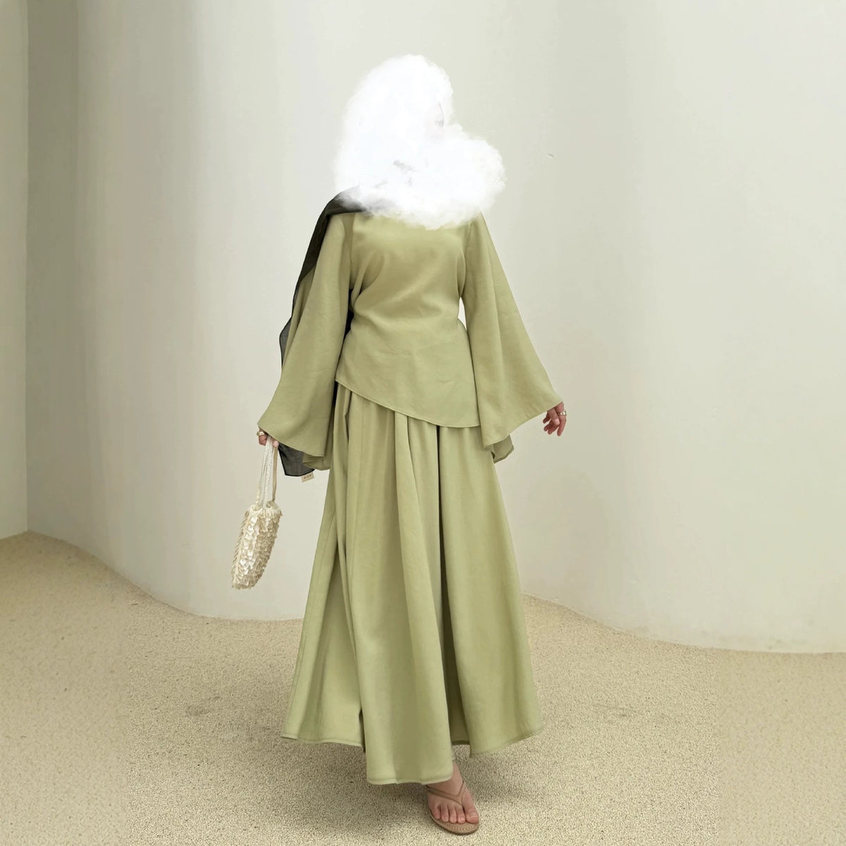 Willow Two-Piece Set | Blouse & Tiered Skirt
