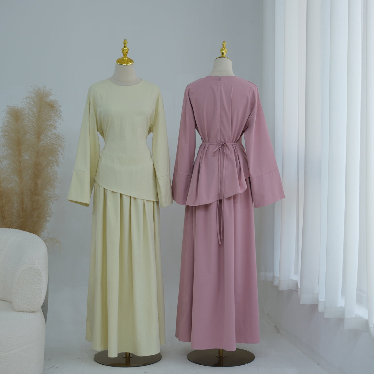 Willow Two-Piece Set | Blouse & Tiered Skirt