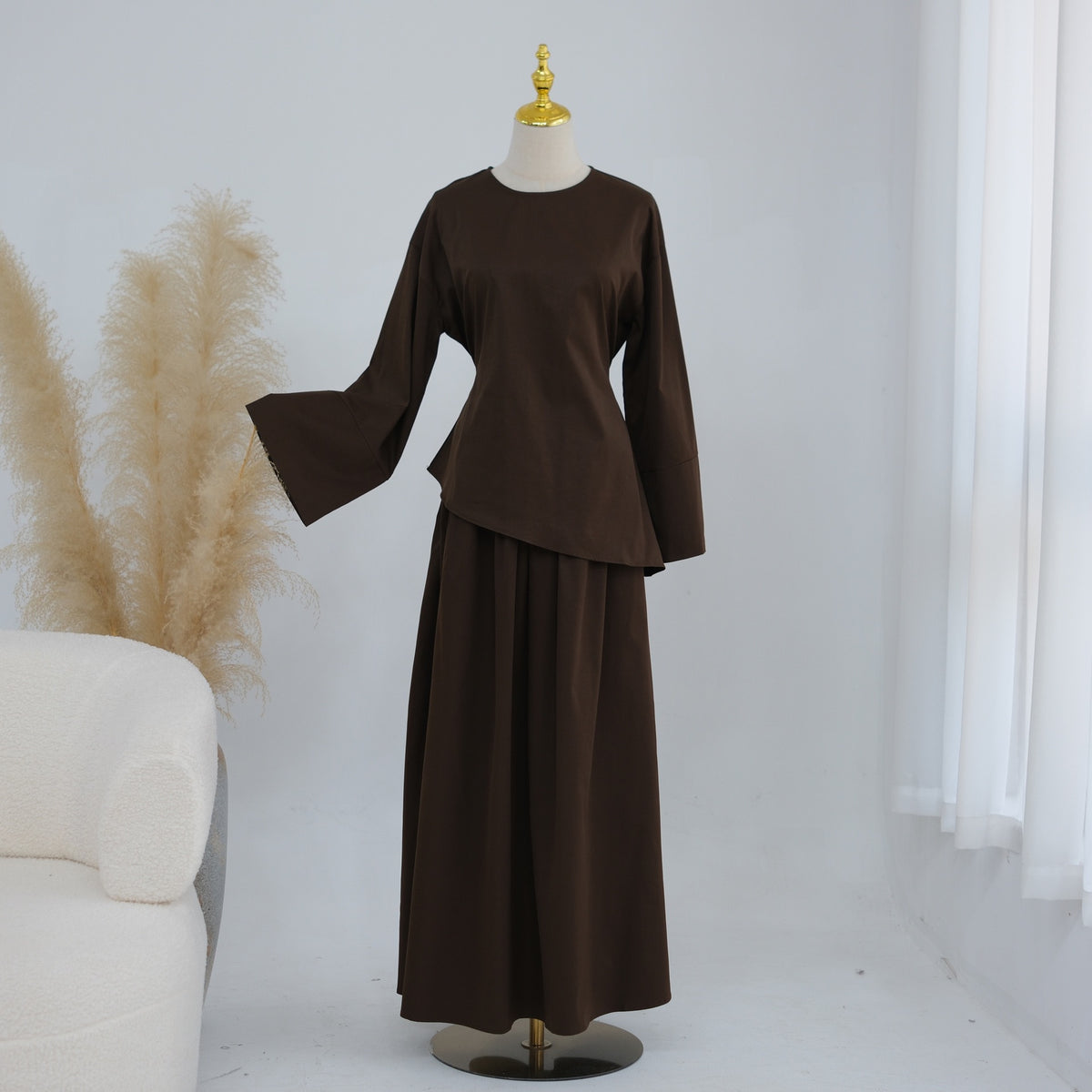 Willow Two-Piece Set | Blouse & Tiered Skirt