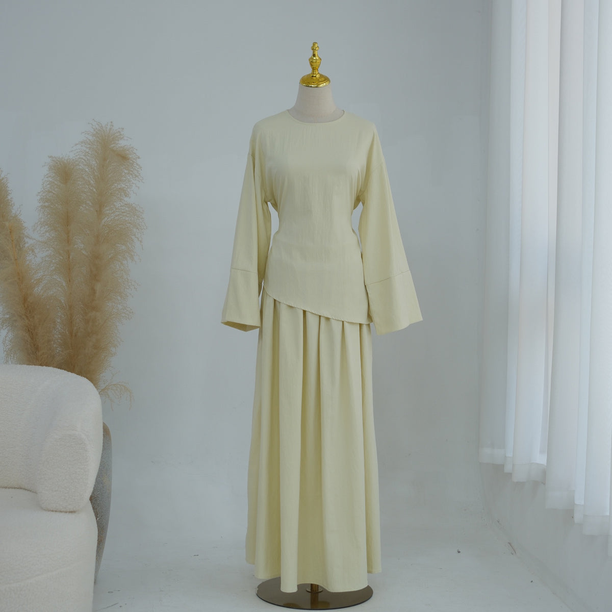 Willow Two-Piece Set | Blouse & Tiered Skirt