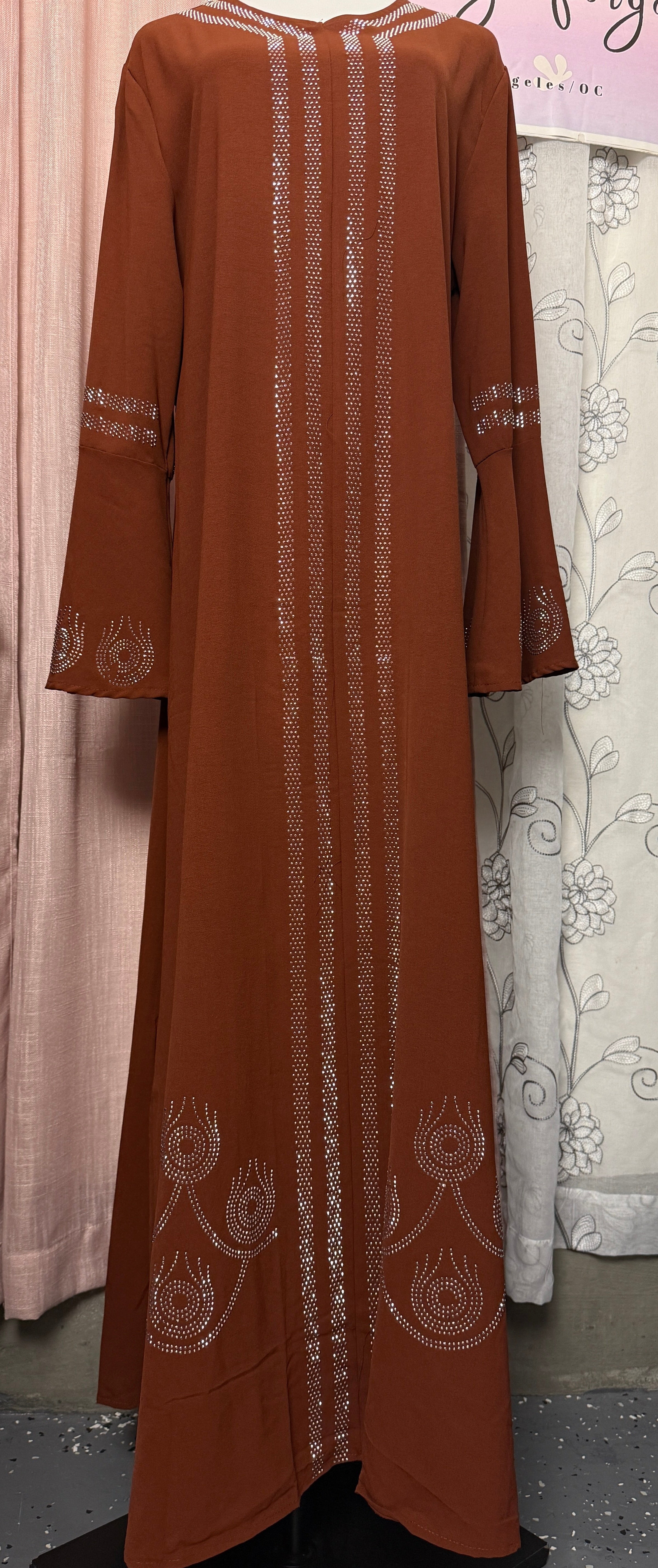 Diamond Serenity The Feather- Eid & Ramadan Modest Long Dress (SPK06)