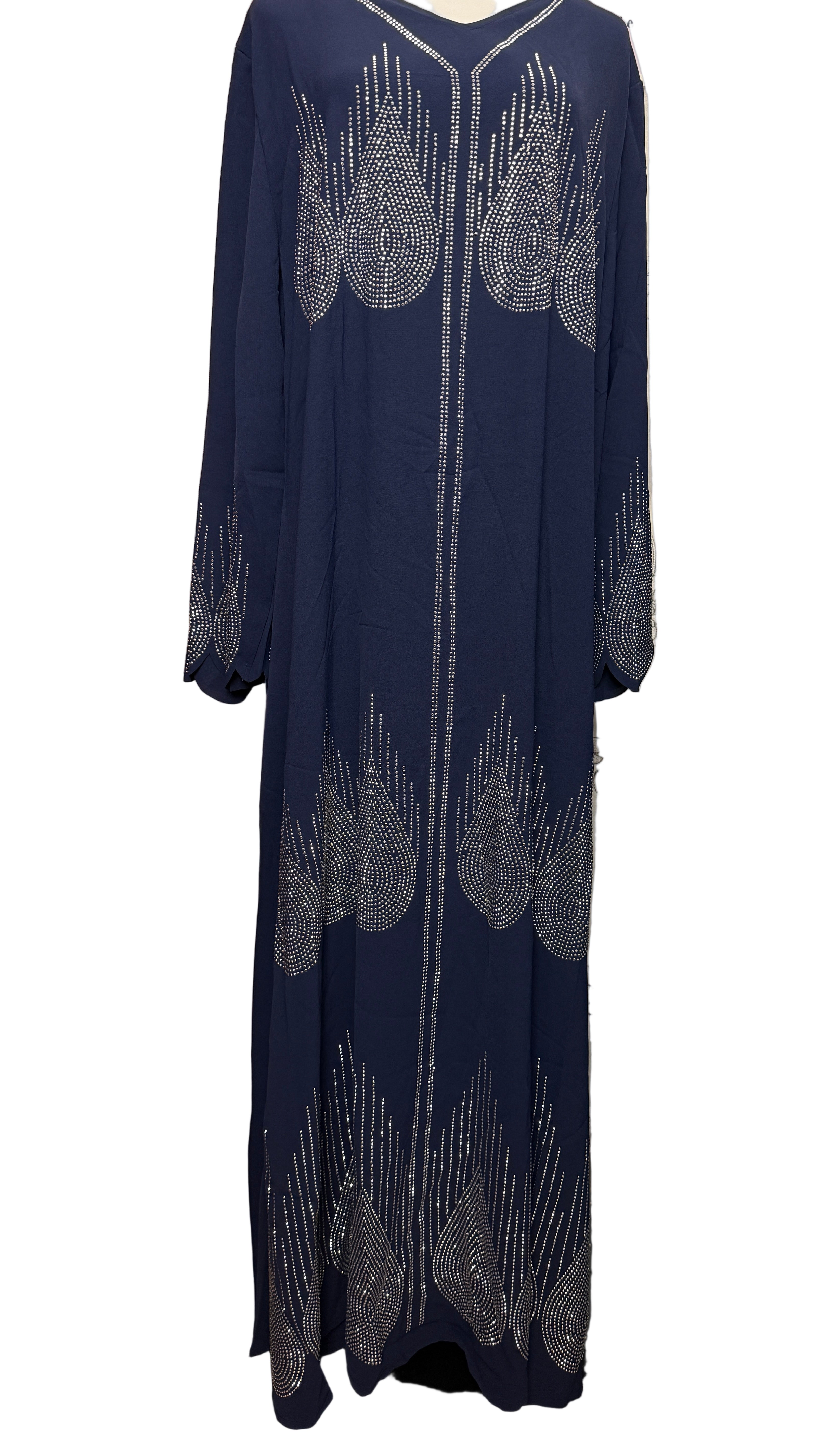 Diamond Serenity The Flames - Eid & Ramadan Modest Long Dress (SPK10)