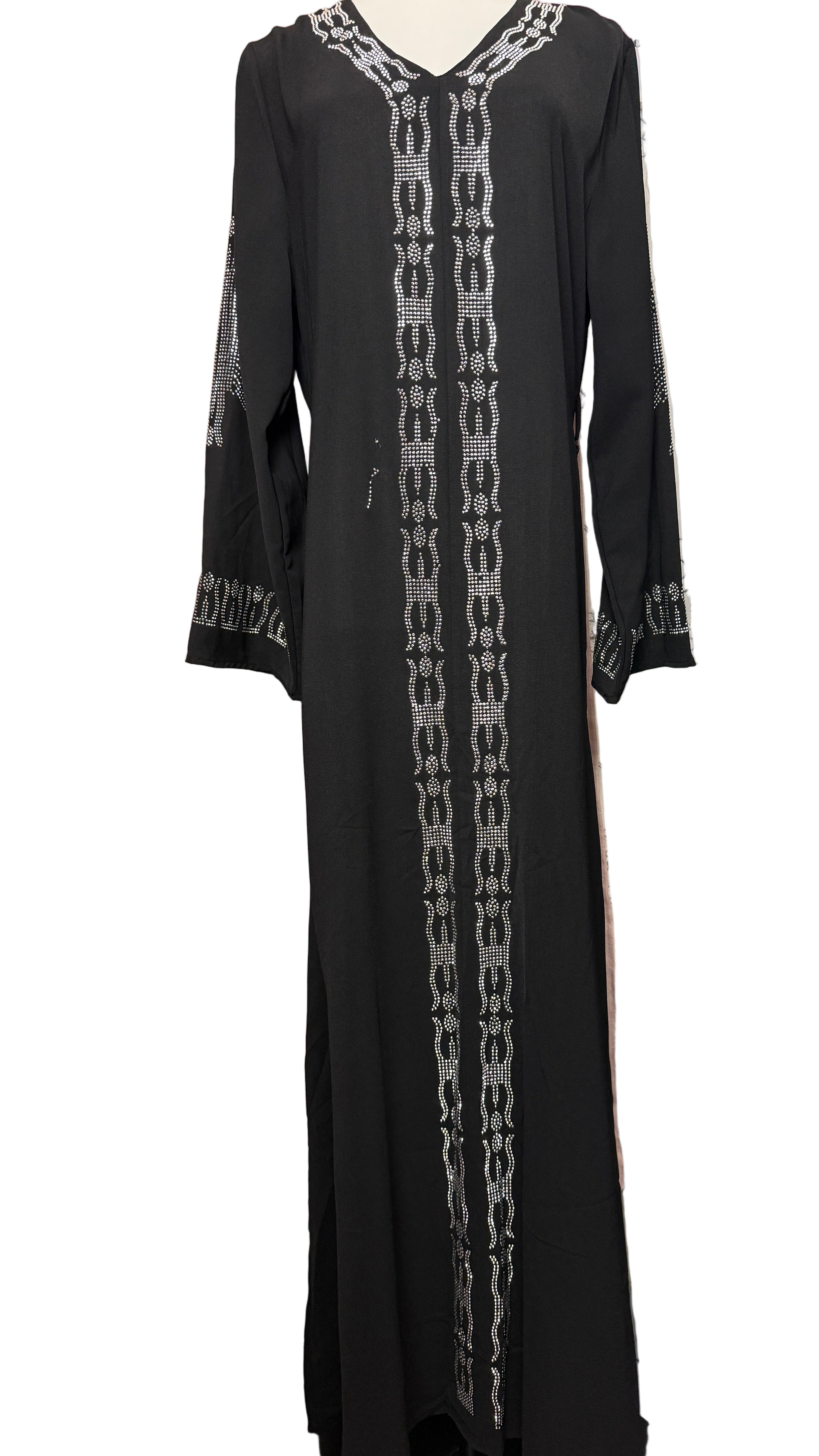 Diamond Serenity Snow Flakes - Eid & Ramadan Modest Long Dress (SPK11)