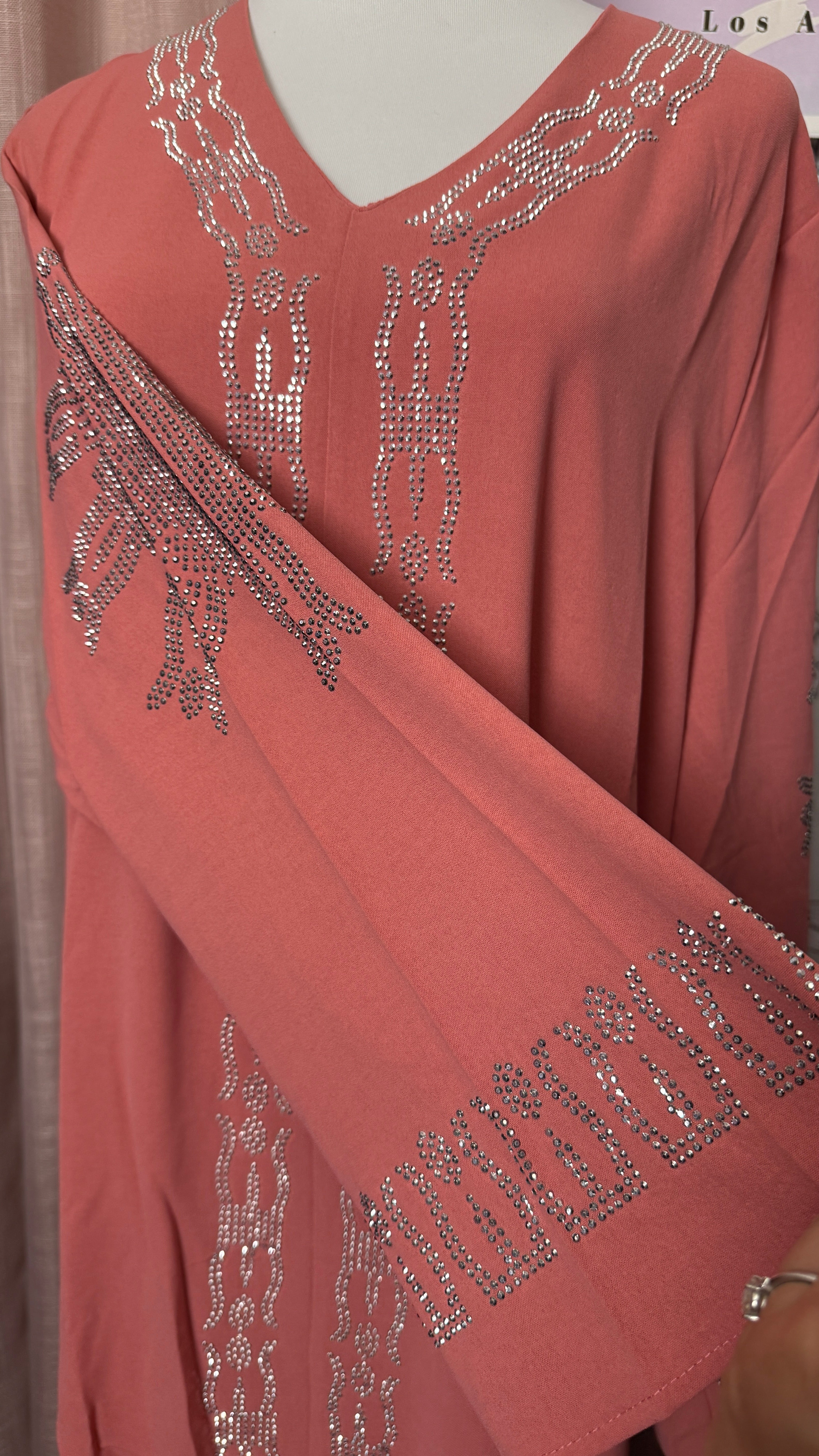 Diamond Serenity Snow Flakes - Eid & Ramadan Modest Long Dress (SPK11)