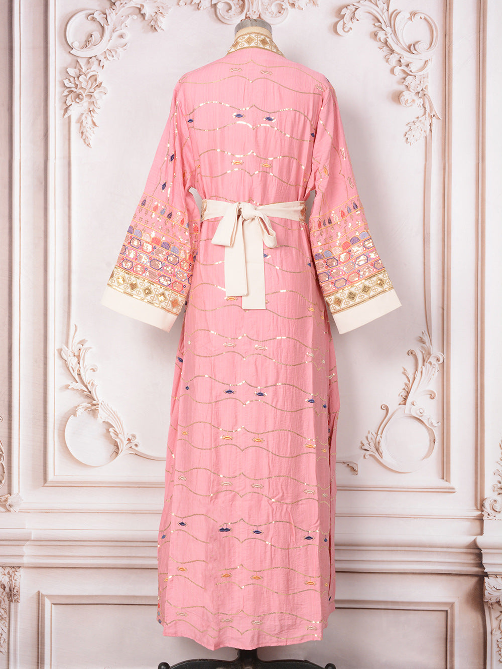 Emeera Embellished Open Abaya – Multi-Color Collection (LX33)