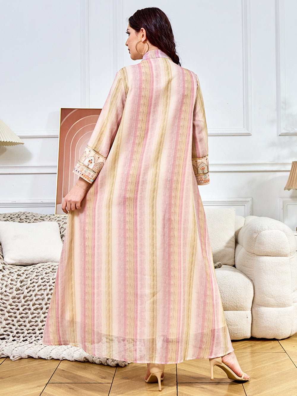 The Regal Heritage Embroidered Abaya
