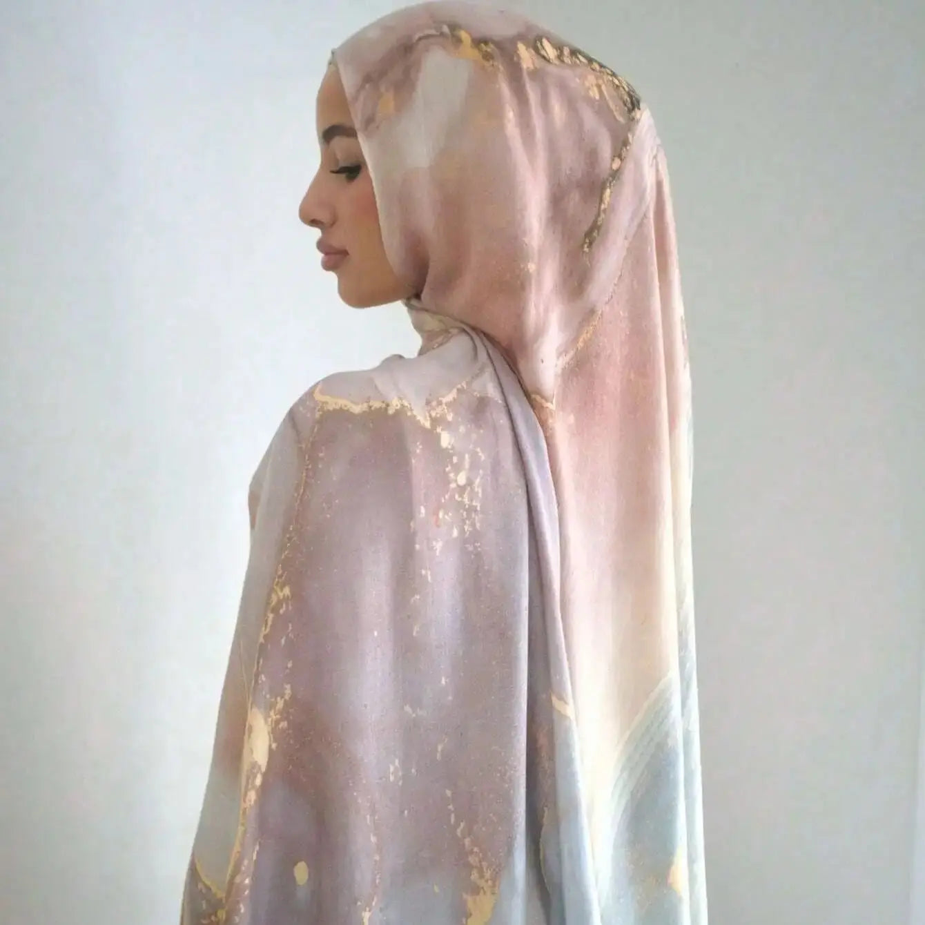 New Watercolor Modal Hijab Scarf Digital Printed