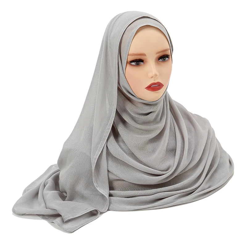 Everyday Essential – Premium Modal Hijab/ Rayon/ Cotton Shawls For Women  190*85cm