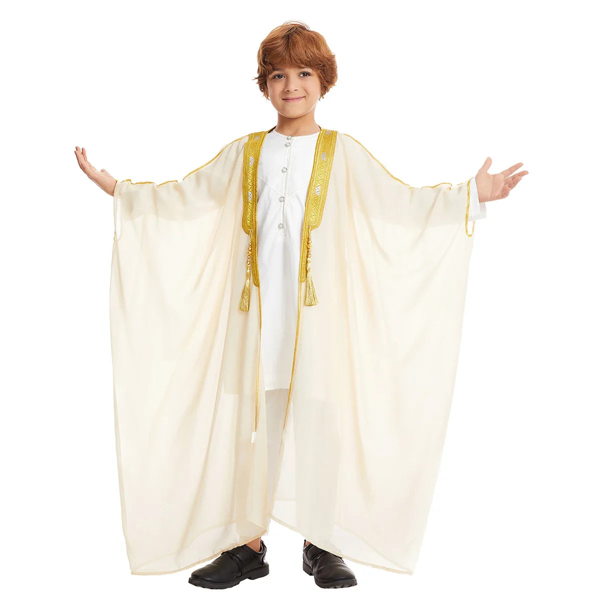 CH10 Modest Kids/Boys' Bisht Cloak