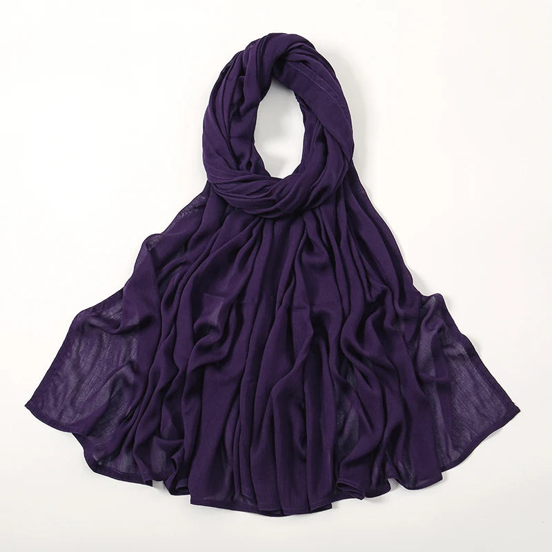 Everyday Essential – Premium Modal Hijab/ Rayon/ Cotton Shawls For Women  190*85cm