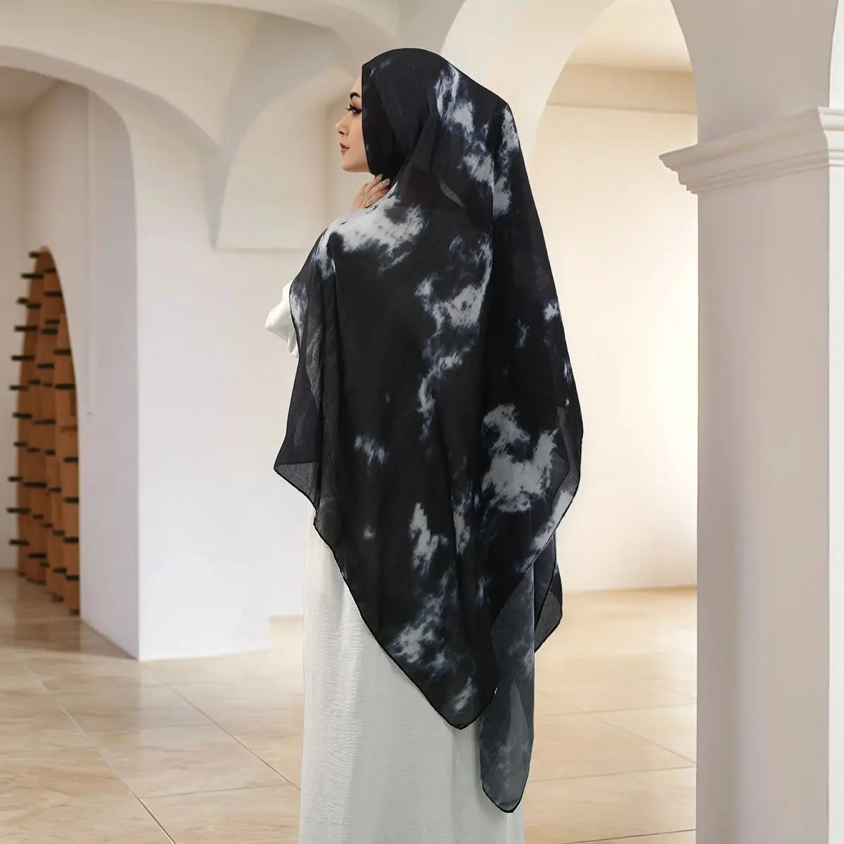 New Watercolor Modal Hijab Scarf Digital Printed