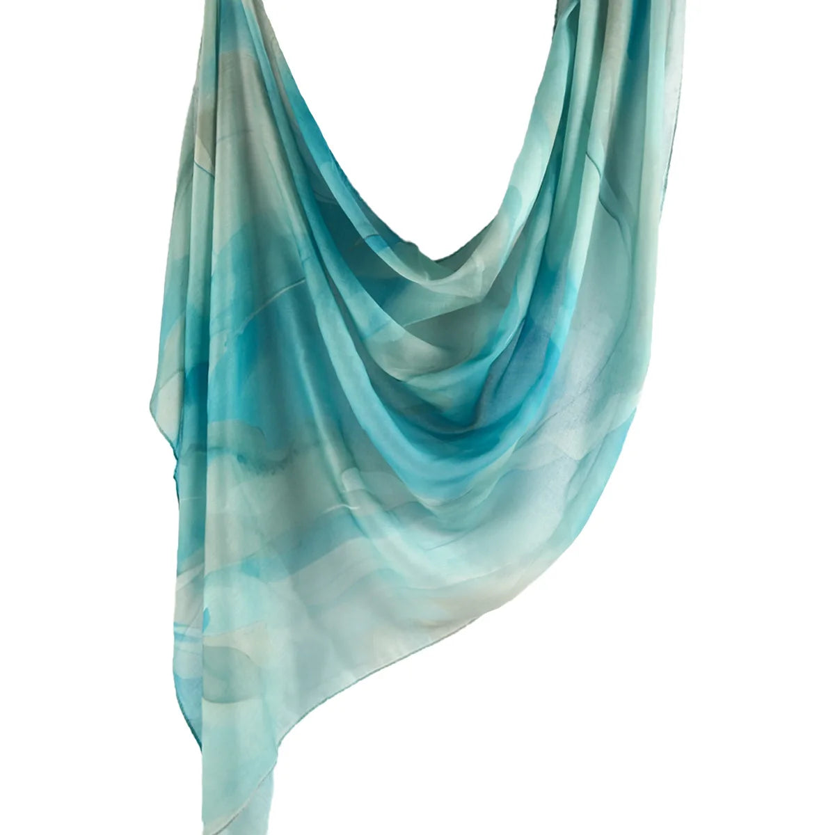 Watercolor Floral Modal Hijab/ Breathable /Soft