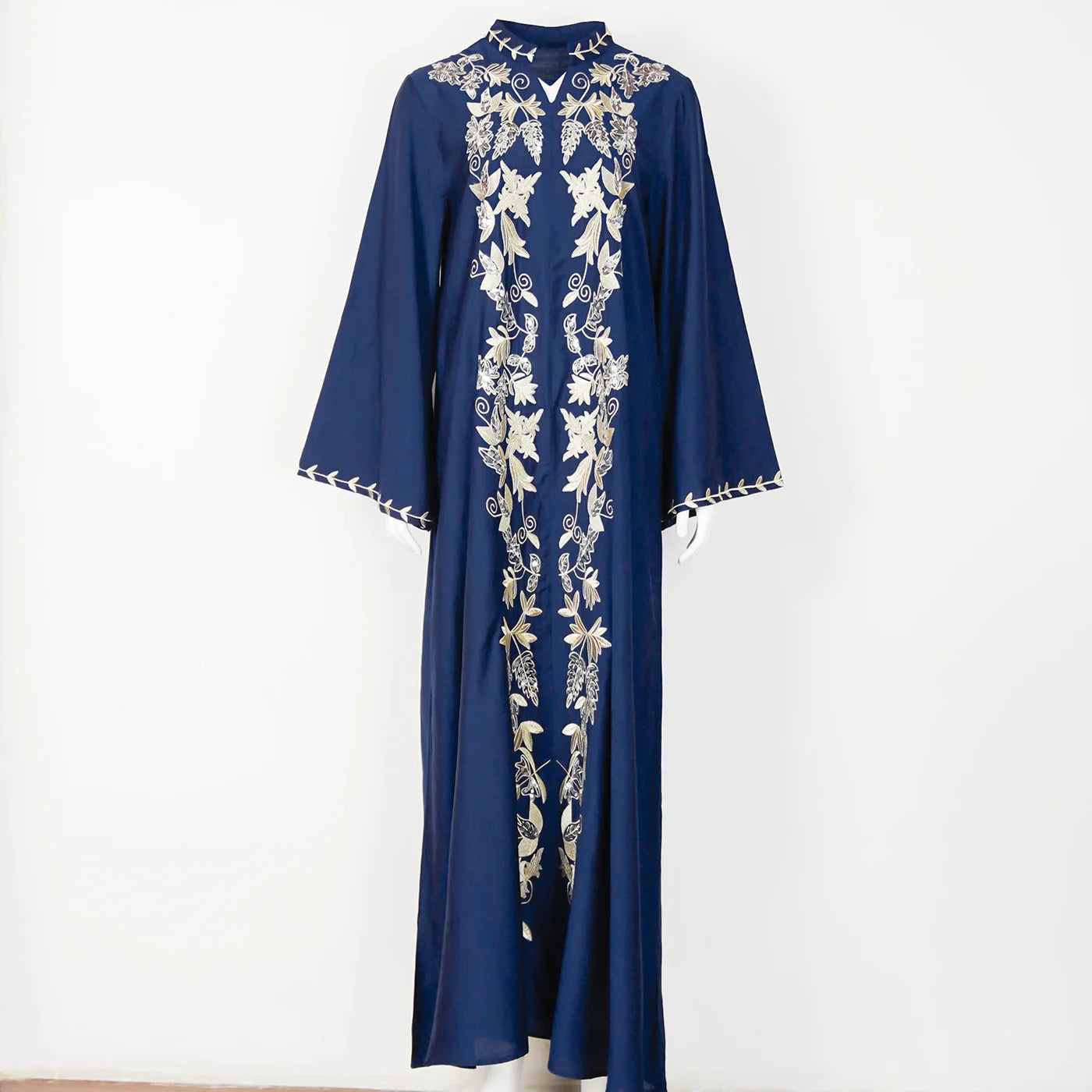 LX25 Eid abaya/ramadan abaya/ Eid dresses Royal Embroidered Long Abaya