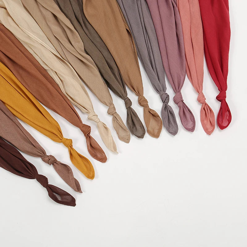 Everyday Essential – Premium Modal Hijab/ Rayon/ Cotton Shawls For Women  190*85cm