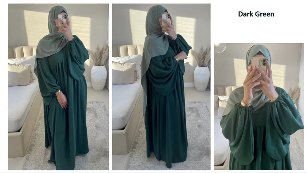 Noor Flow Abaya - Daily and Ramadan Modest Long Dress (D5)