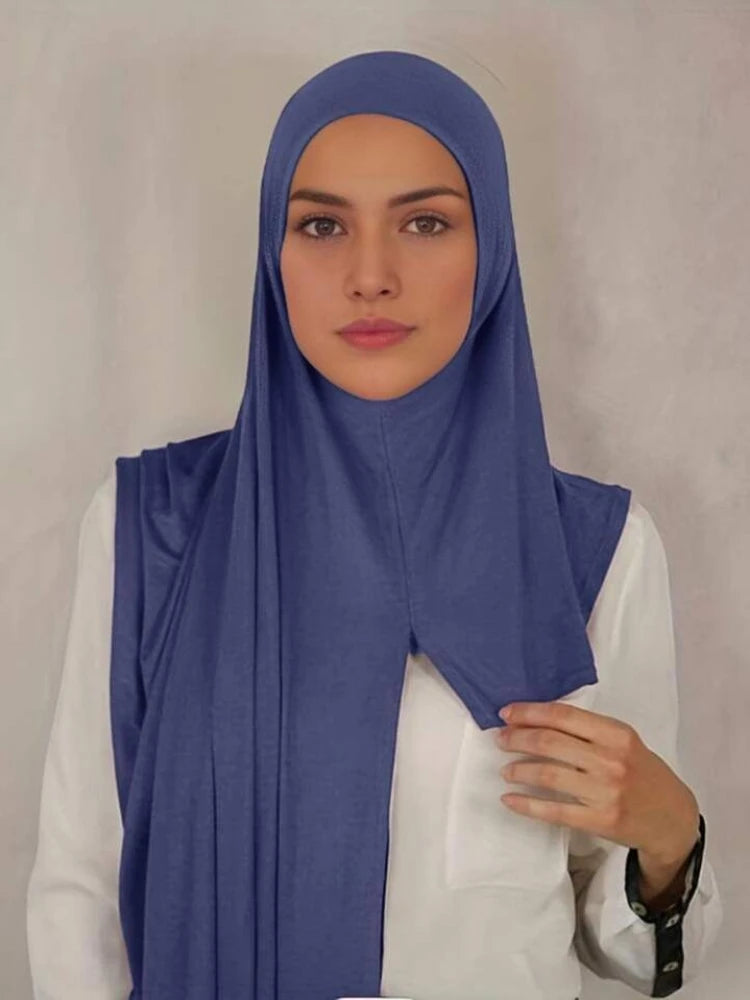 Everyday Essential Instant Hijab Jersey Hijabs/Stretchy Cotton/ Modal Hijab