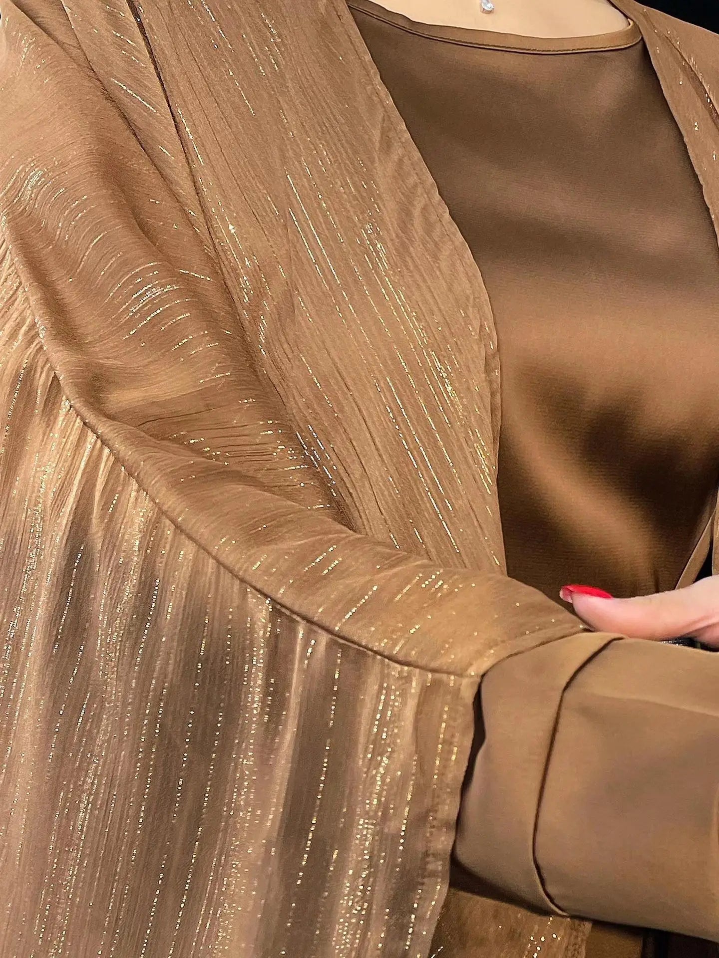 Velora Luxe Abaya set – Eid & Ramadan Modest Long Dress (LX13)