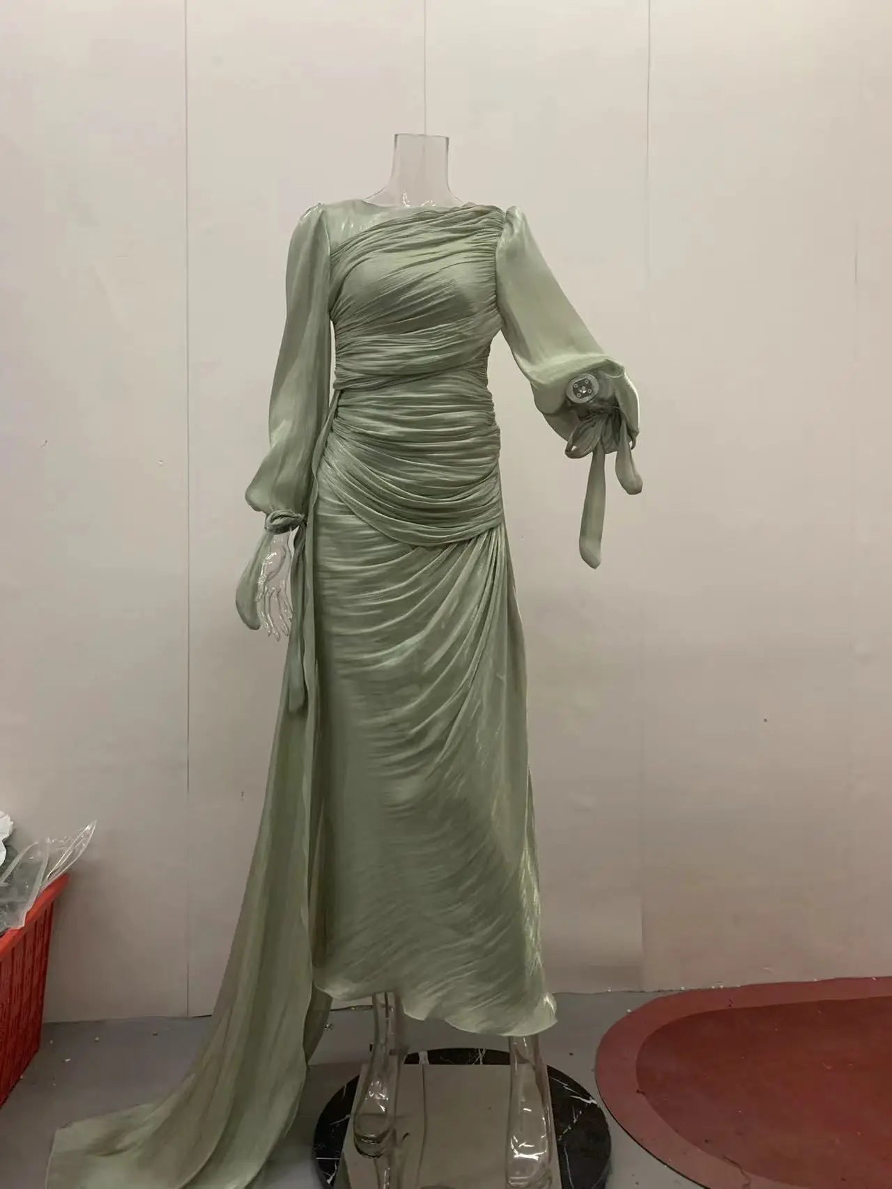 Symphony Draped Abaya Dress – Eid & Ramadan Modest Long Dress (LX08)