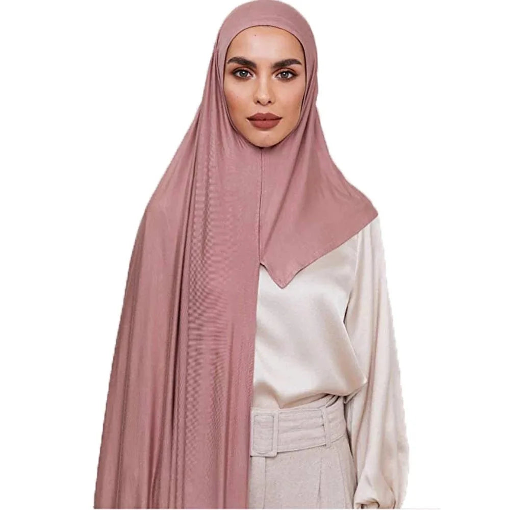 Everyday Essential Instant Hijab Jersey Hijabs/Stretchy Cotton/ Modal Hijab