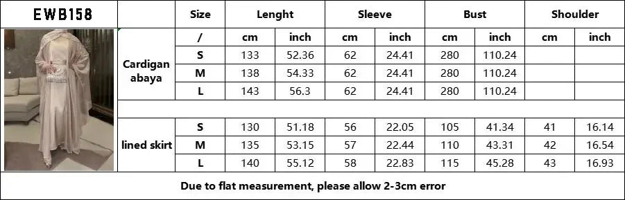 Velora Luxe Abaya set – Eid & Ramadan Modest Long Dress (LX13)