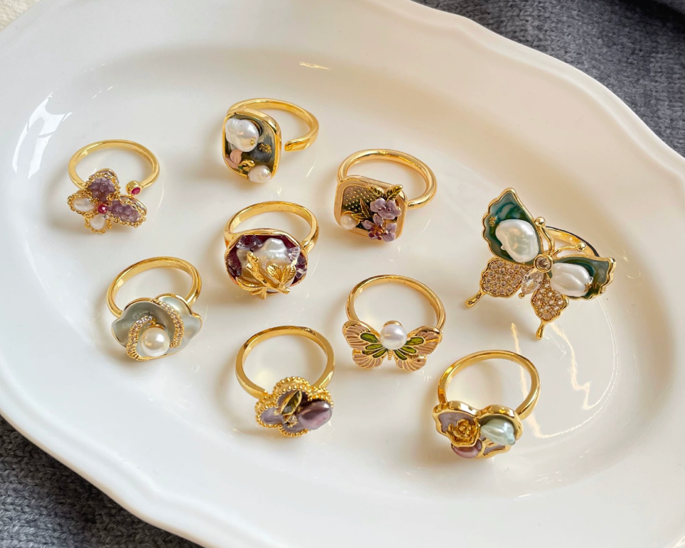 Fairy Garden Treasure Rings