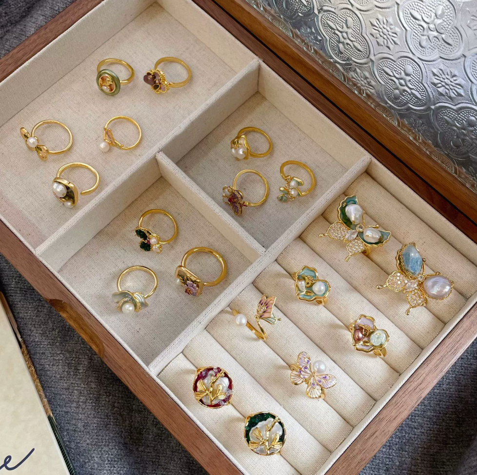 Fairy Garden Treasure Rings