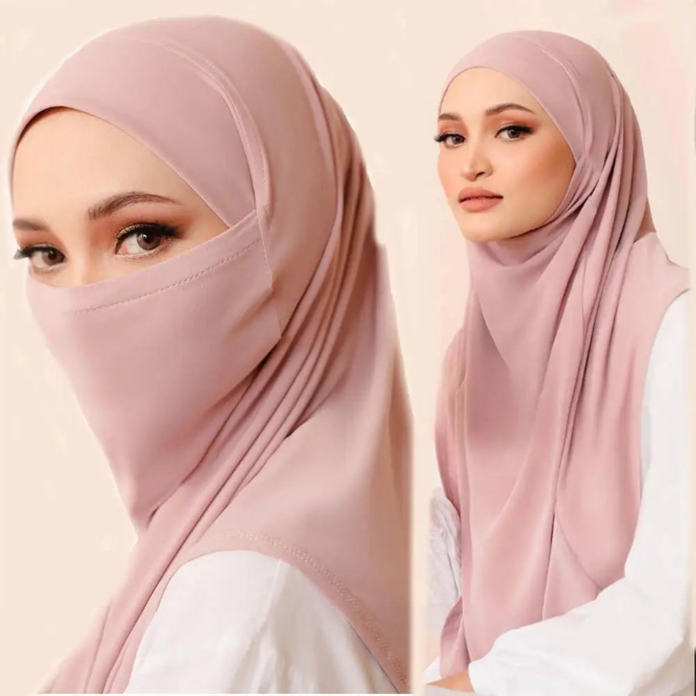 HB04 Niqab and Loose Drape Instant Hijabs