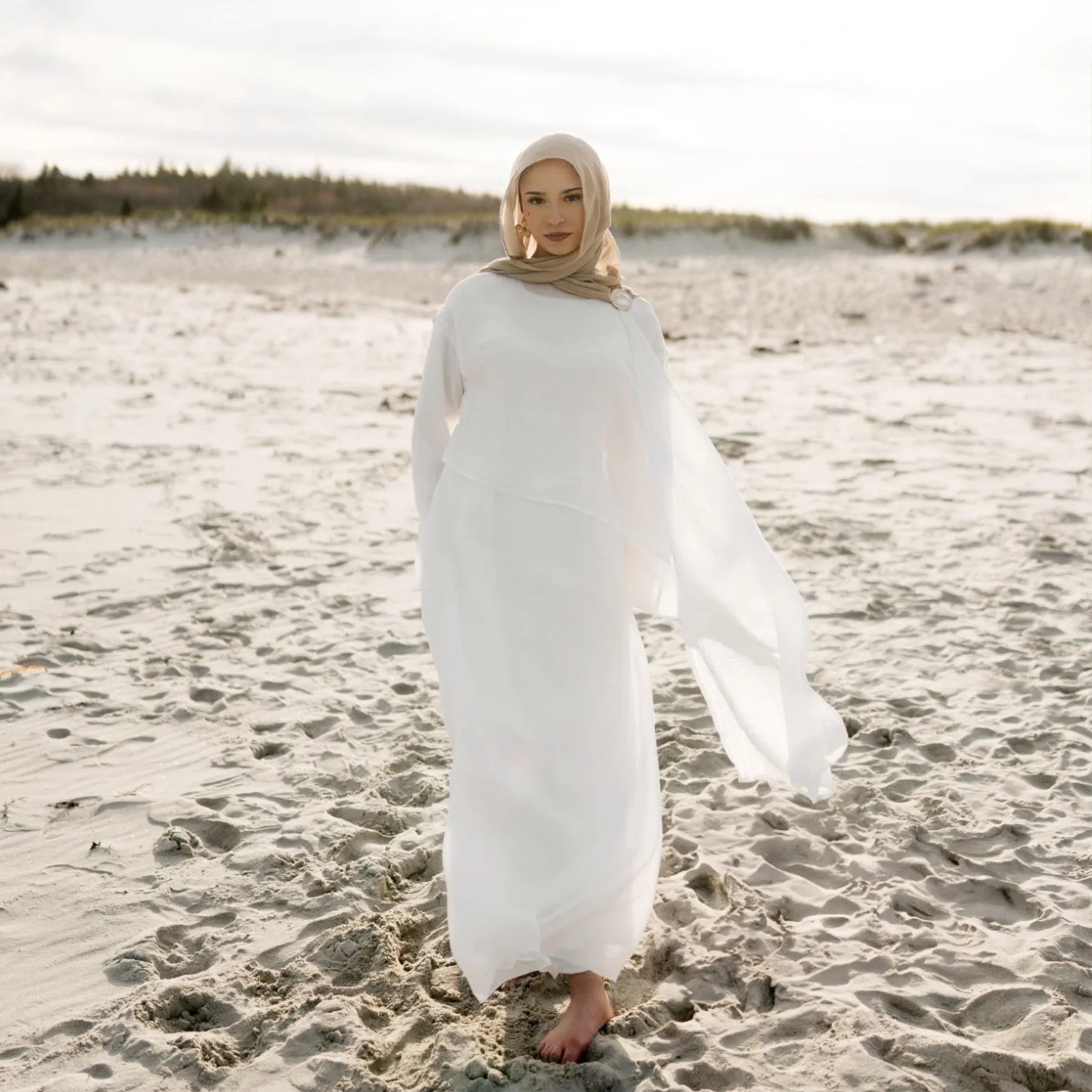 Lina Textured Abaya – Eid & Ramadan Modest Long Dress (LXL8)